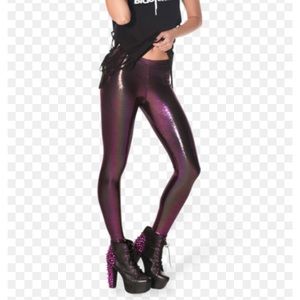 Blackmilk pink oil slick leggings